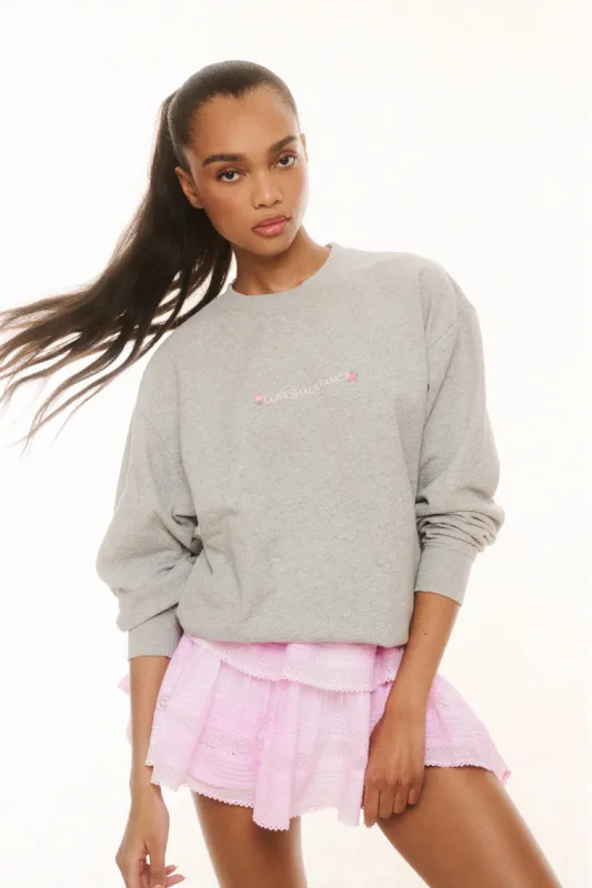 Palo Pullover - GRANITE sold by LoveShackFancy