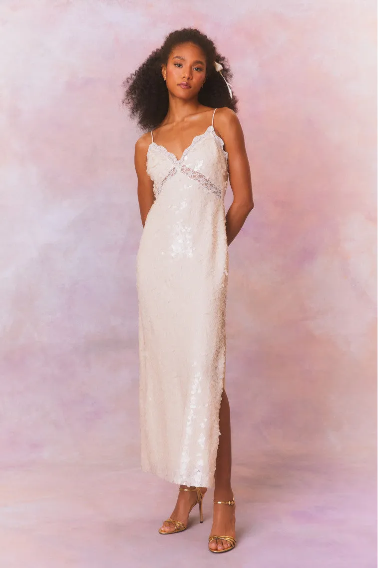 Olmine Sequin Maxi Dress sold by LoveShackFancy product image thumbnail 4