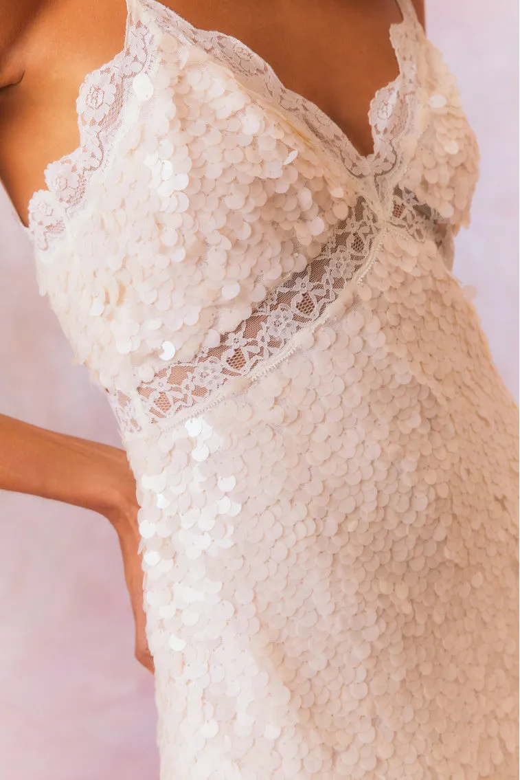 Olmine Sequin Maxi Dress sold by LoveShackFancy product image thumbnail 3