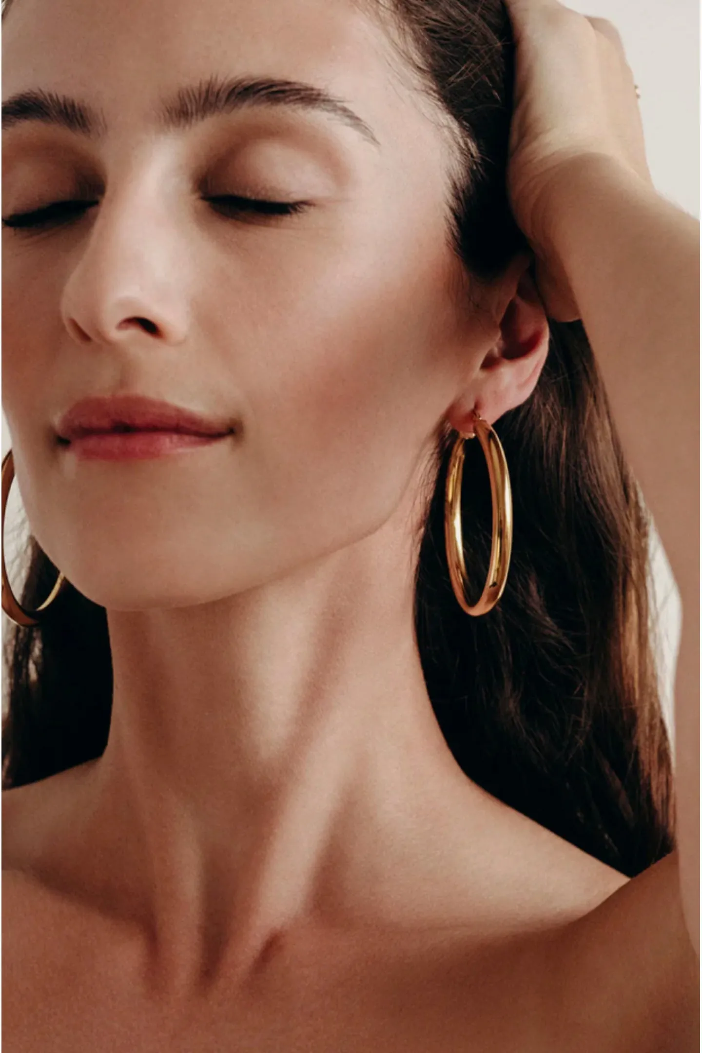 BYCHARI Sade L Hoops sold by LoveShackFancy product image thumbnail 2