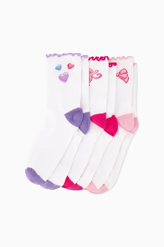 LoveShackFancy x Roller Rabbit Ruffle Sock Set sold by LoveShackFancy