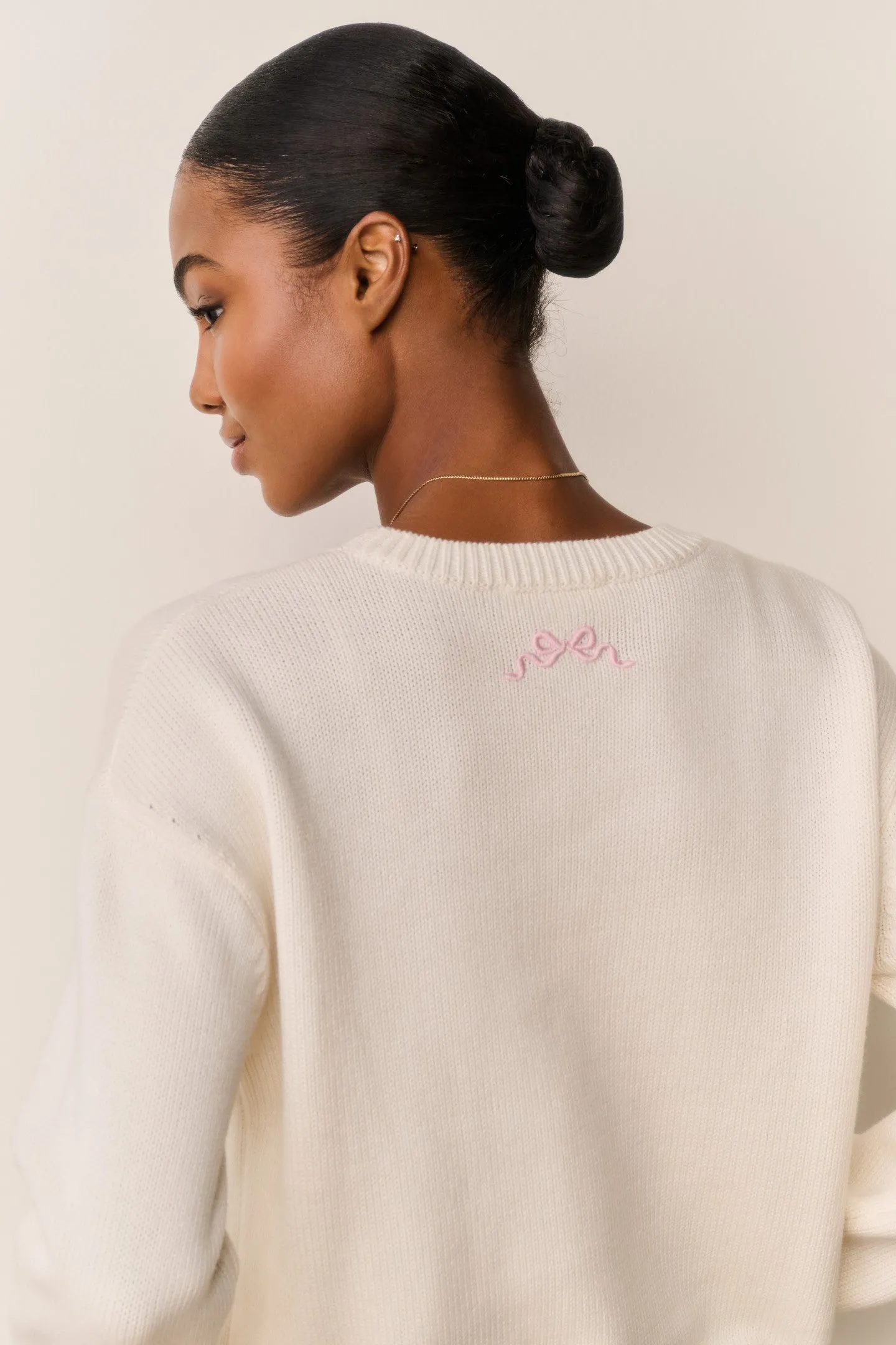 Selman Embroidered Cotton Pullover sold by LoveShackFancy product image thumbnail 5