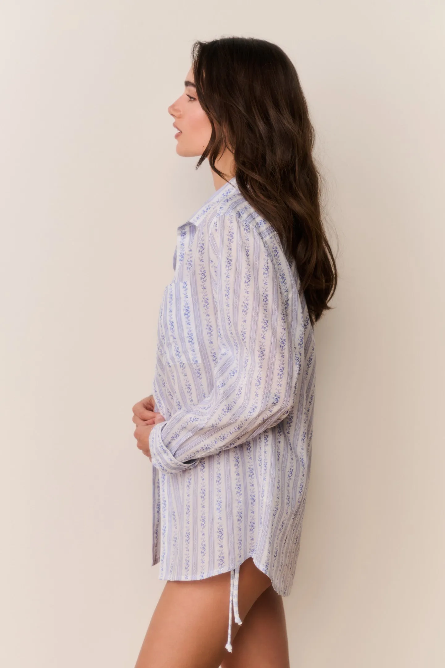 Hudley Unisex Shirt - DENIM SKY sold by LoveShackFancy product image thumbnail 5