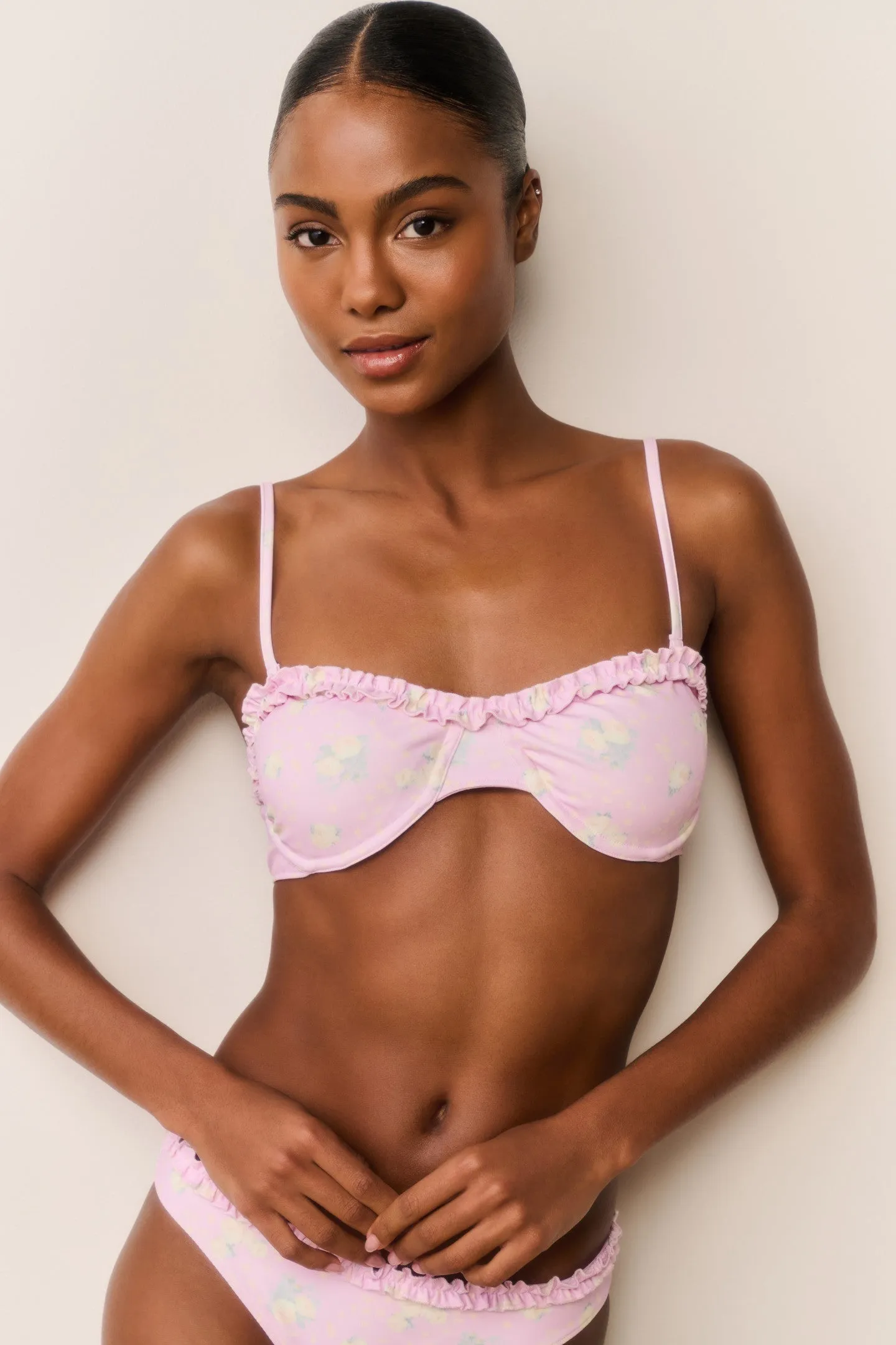 Nightlyn Floral Balconette Bikini sold by LoveShackFancy product image thumbnail 2