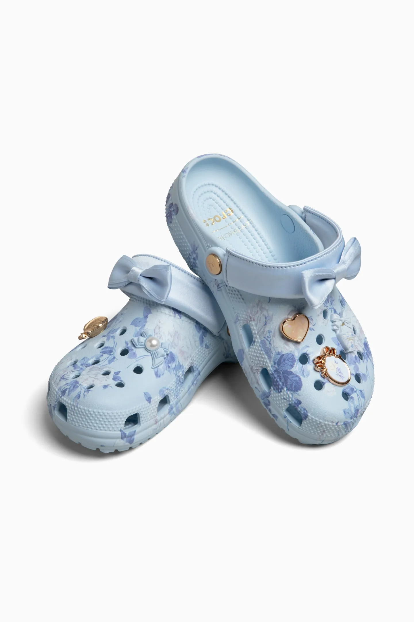 LoveShackFancy x Crocs Blue Classic Clog sold by LoveShackFancy product image thumbnail 2