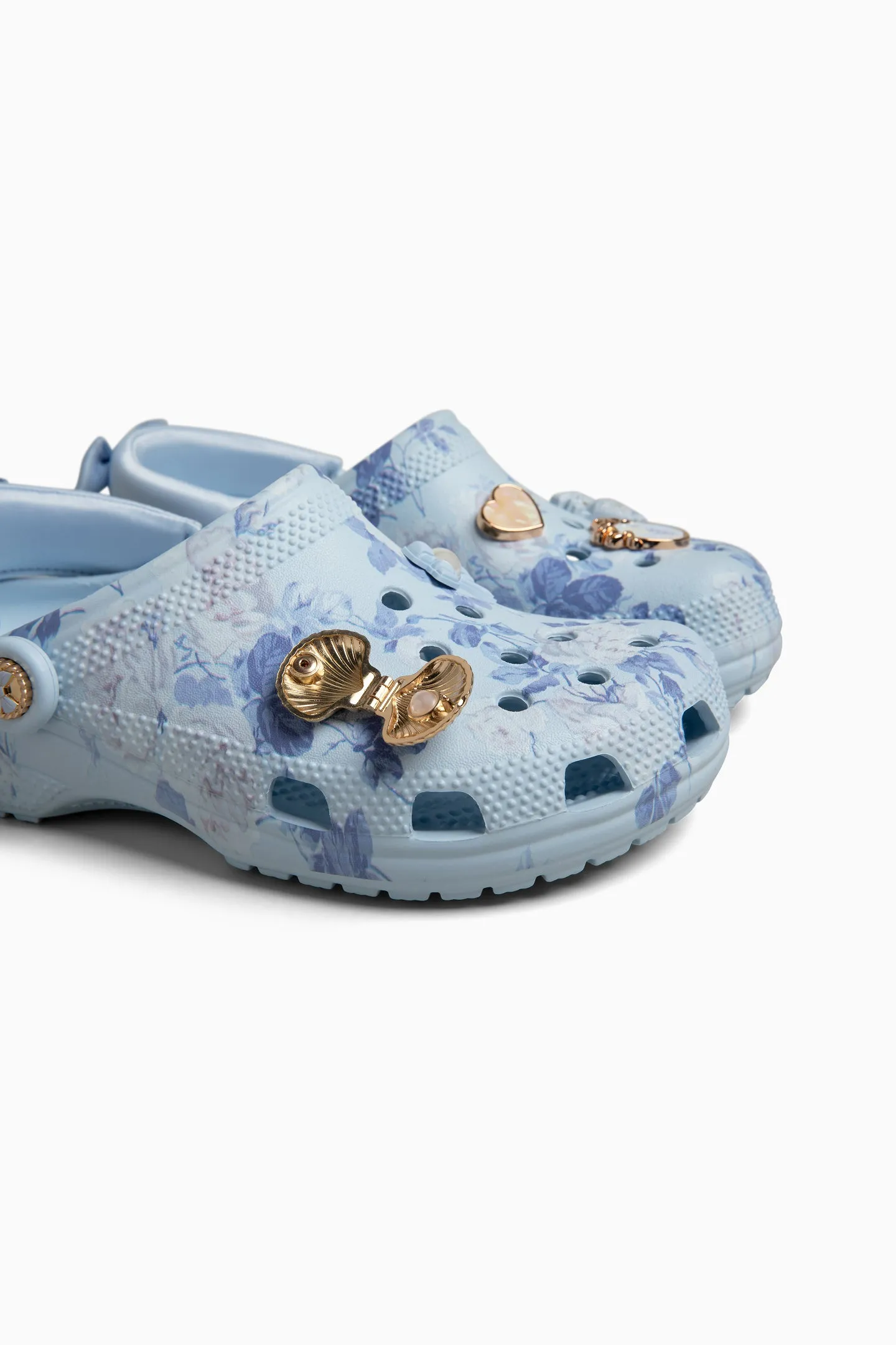 LoveShackFancy x Crocs Blue Classic Clog sold by LoveShackFancy product image thumbnail 5