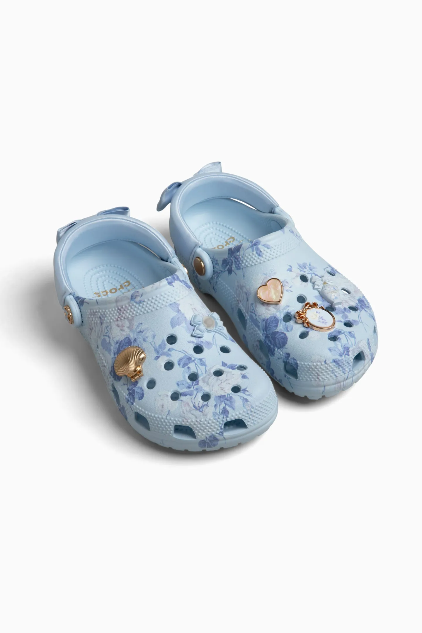 LoveShackFancy x Crocs Blue Classic Clog sold by LoveShackFancy product image thumbnail 3
