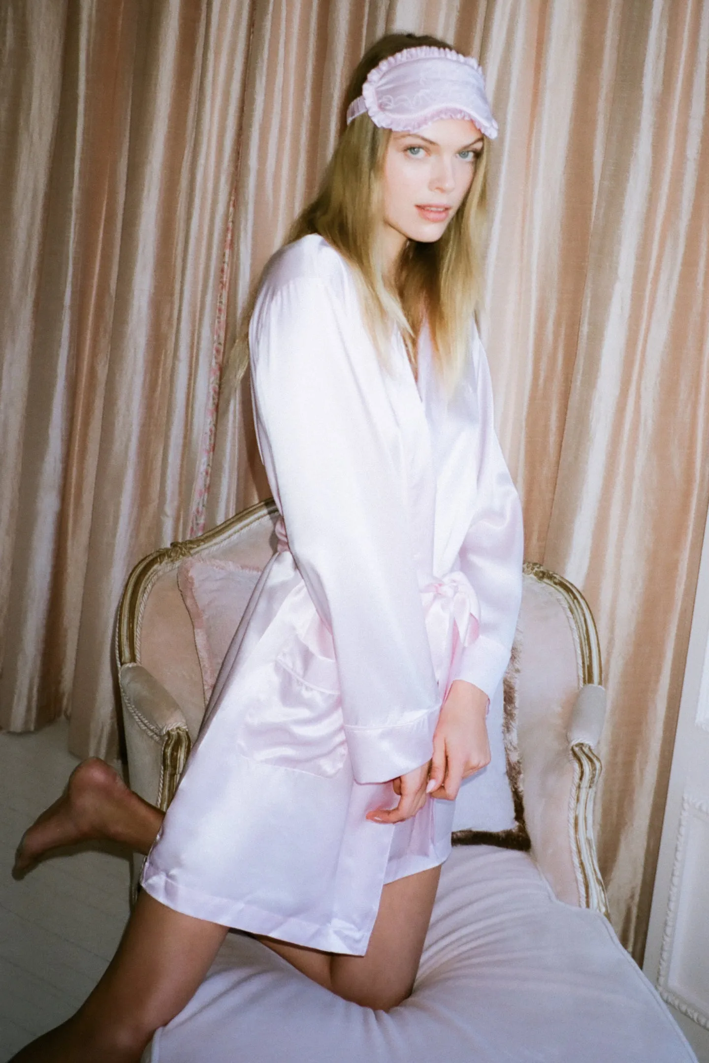 Silk-Blend Robe sold by LoveShackFancy product image thumbnail 3