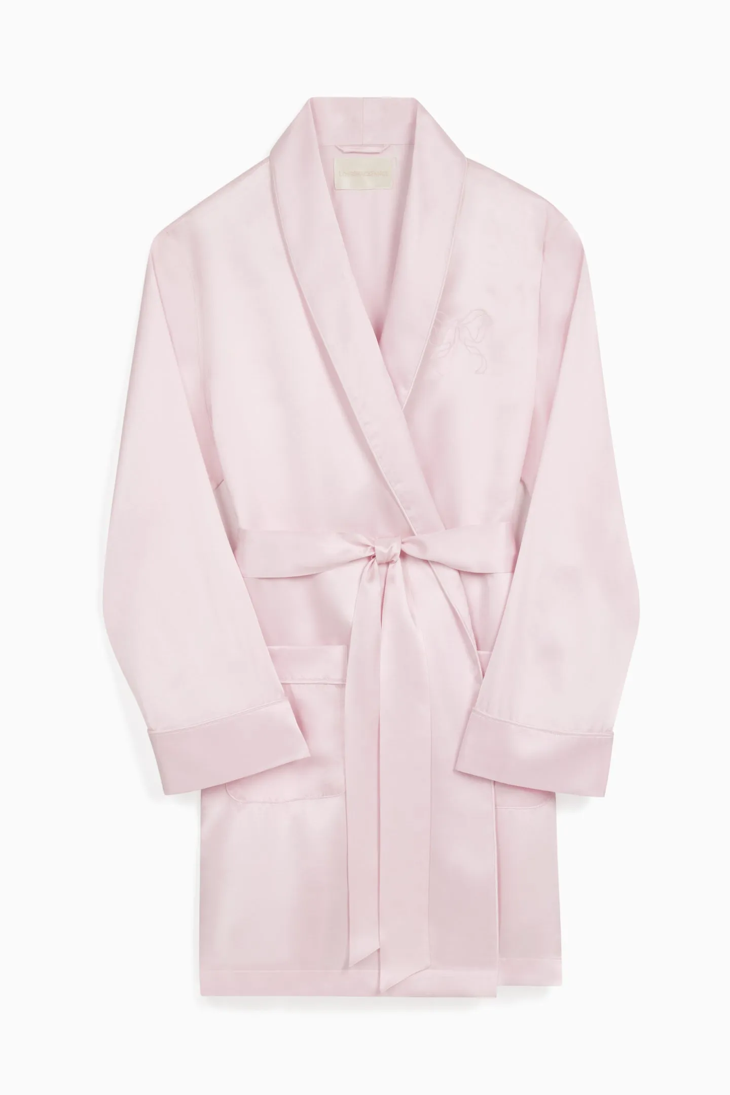 Silk-Blend Robe sold by LoveShackFancy