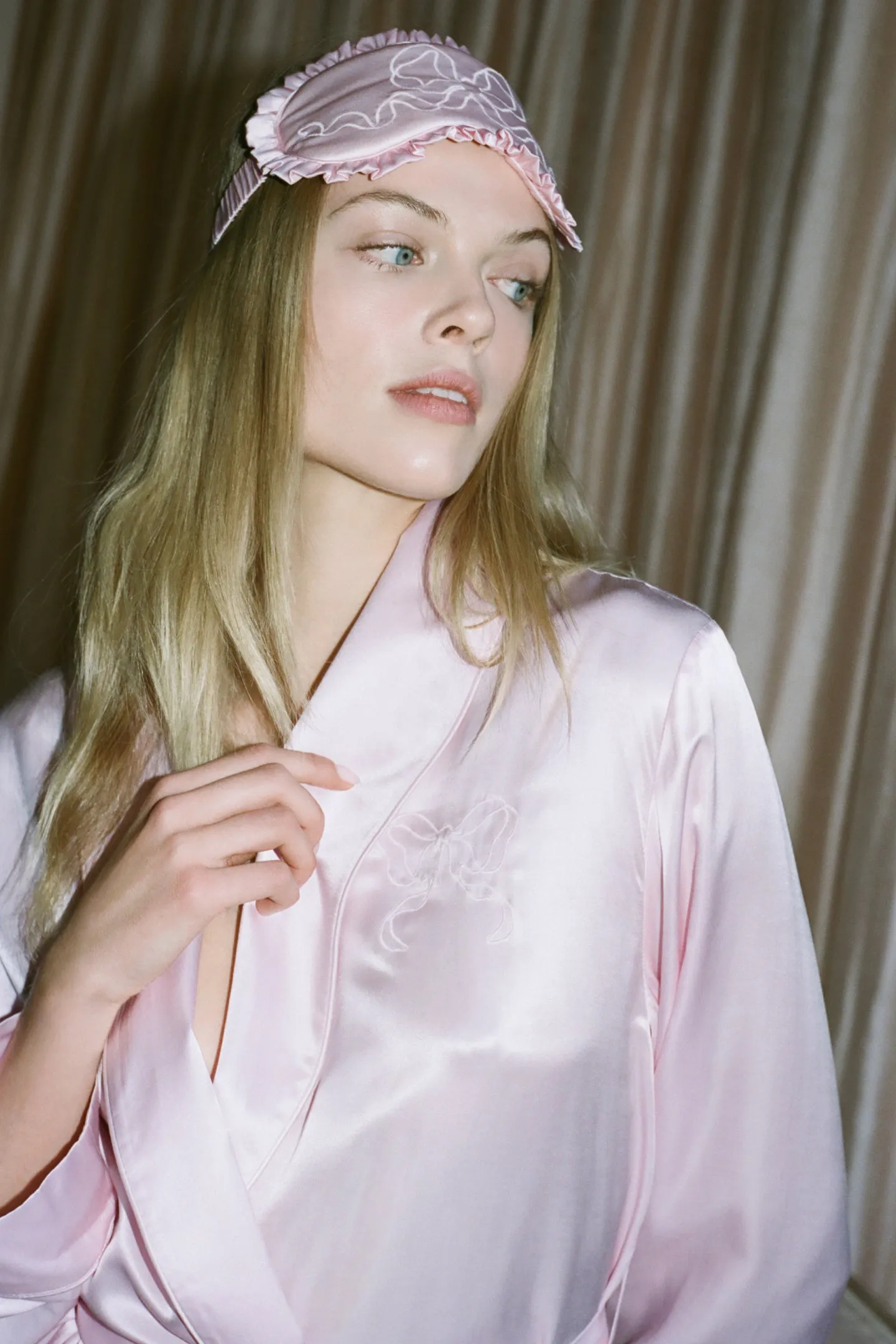 Silk-Blend Robe sold by LoveShackFancy product image thumbnail 2