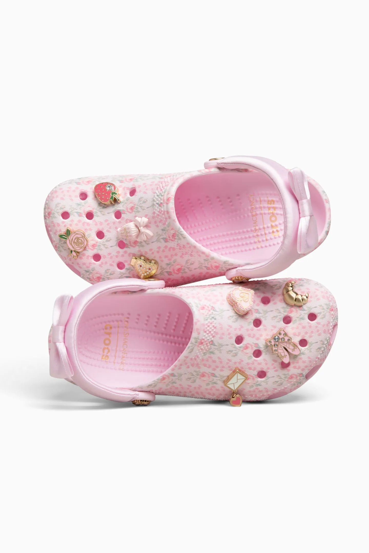 LoveShackFancy x Crocs Pink Classic Clog sold by LoveShackFancy product image thumbnail 4