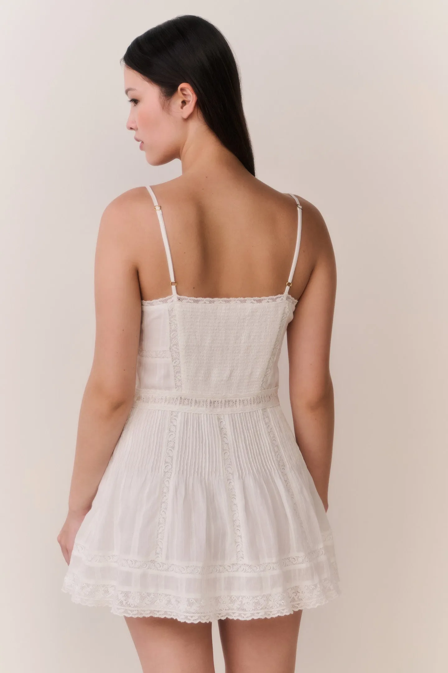 Zirelle Cotton Victorian Mini Dress sold by LoveShackFancy product image thumbnail 5