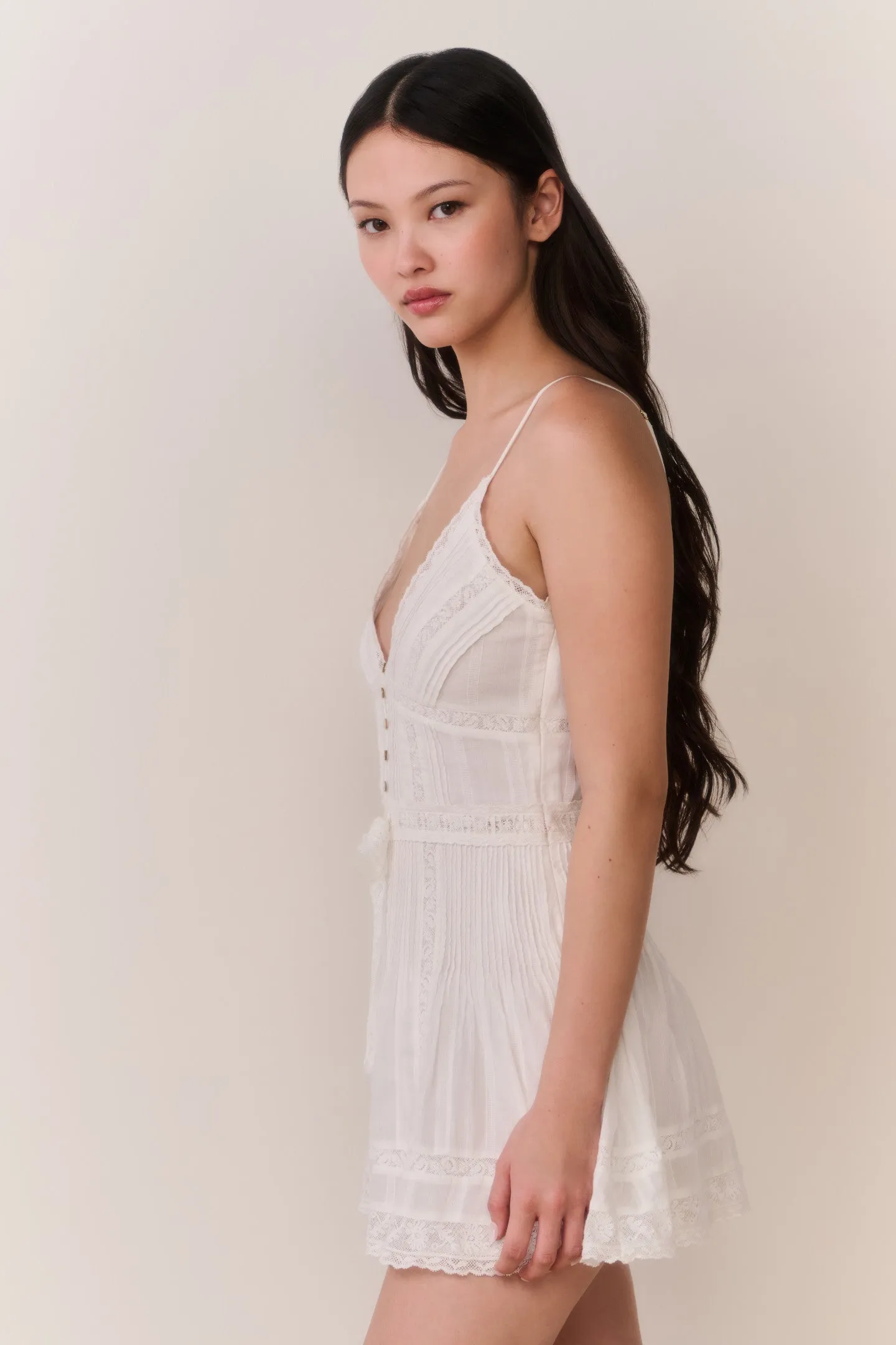 Zirelle Cotton Victorian Mini Dress sold by LoveShackFancy product image thumbnail 3