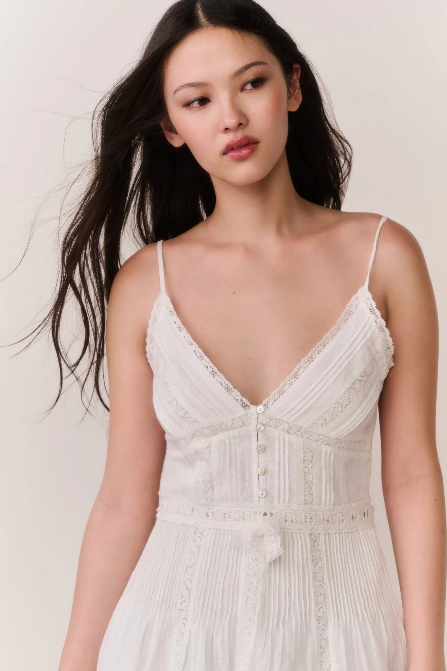 Zirelle Cotton Victorian Mini Dress sold by LoveShackFancy product image thumbnail 4