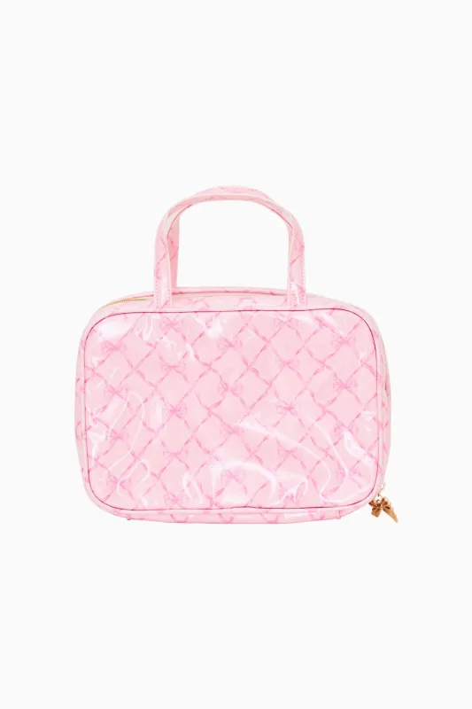 Printed Travel Box - PINK PEPPERMINT made by LoveShackFancy