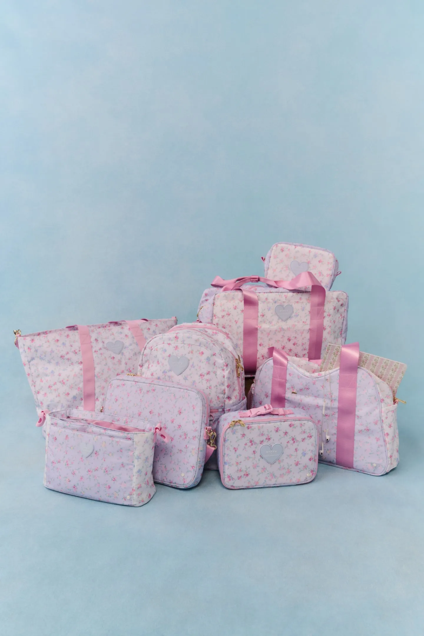 STATE x LoveShackFancy Floral Travel Pouch Set sold by LoveShackFancy product image thumbnail 2