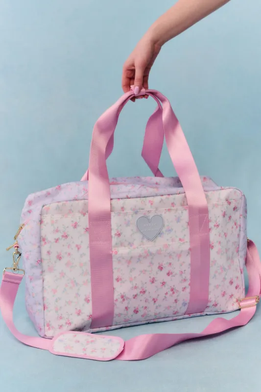STATE x LoveShackFancy Floral Wellington Weekender made by LoveShackFancy