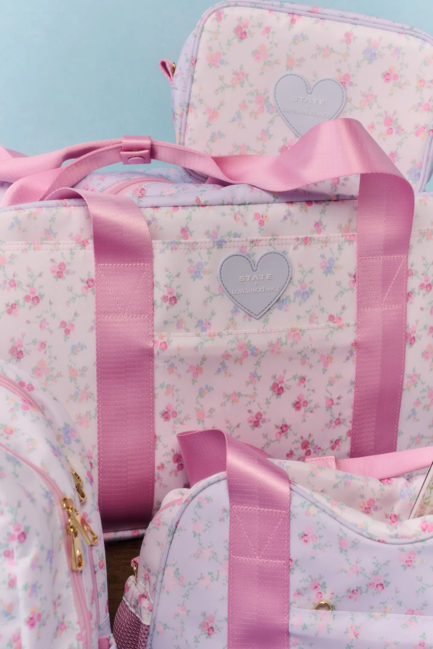 STATE x LoveShackFancy Floral Wellington Weekender sold by LoveShackFancy product image thumbnail 5