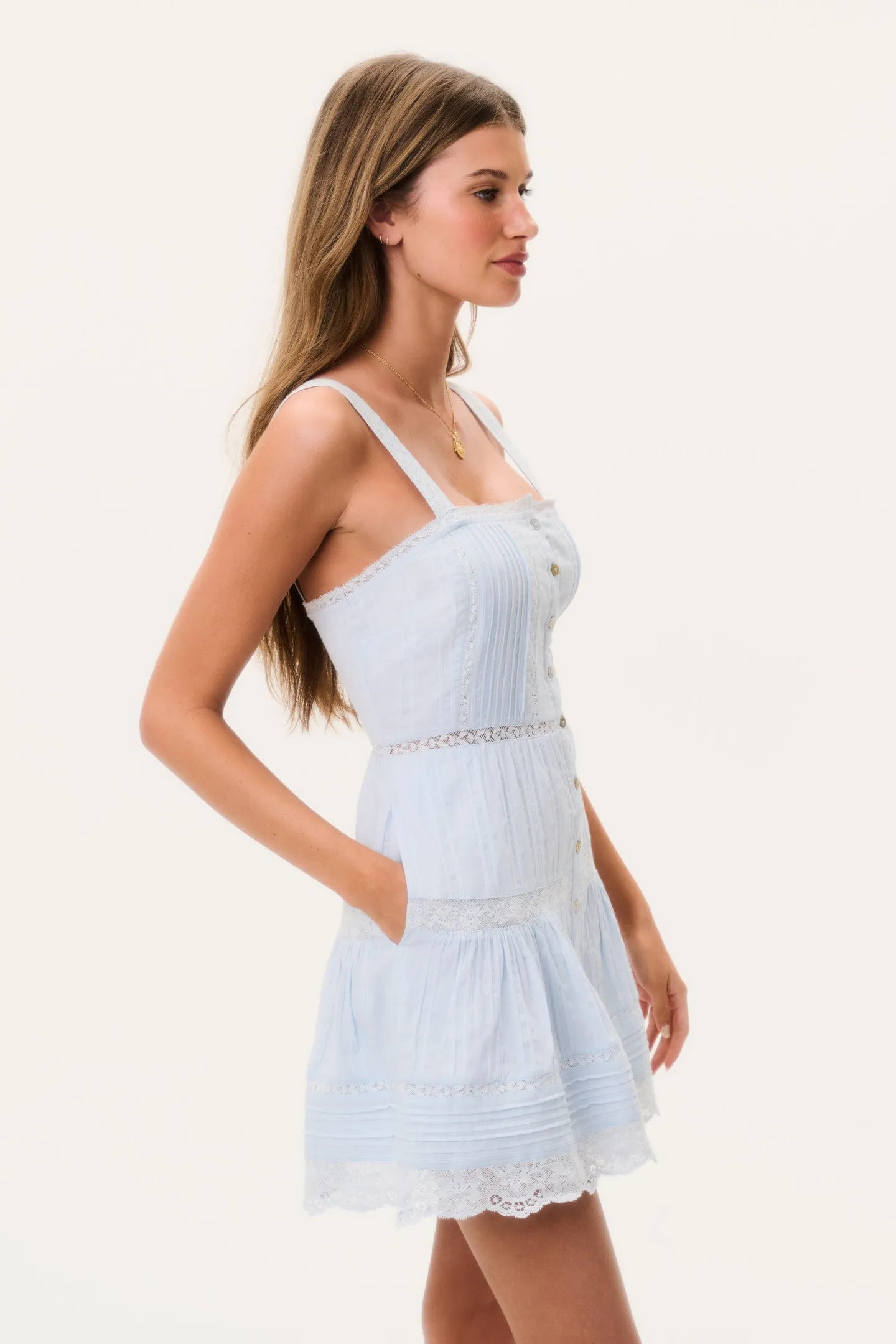 Charlize Cotton Mini Dress sold by LoveShackFancy product image thumbnail 4