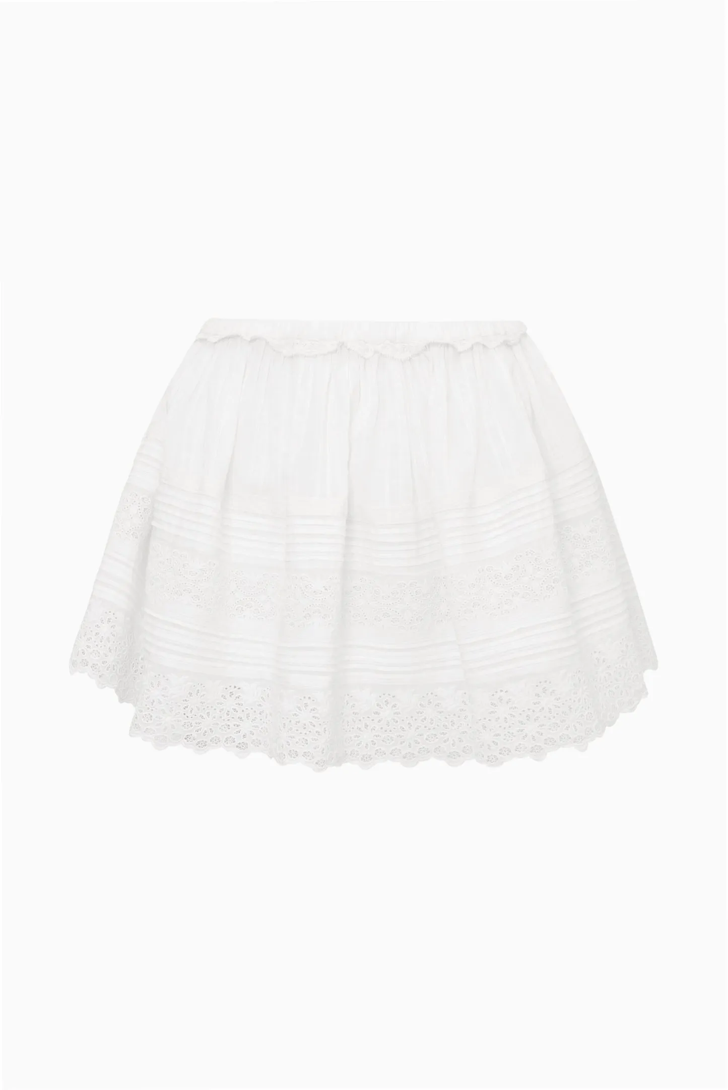 Sani Cotton Victorian Mini Skirt sold by LoveShackFancy product image thumbnail 5