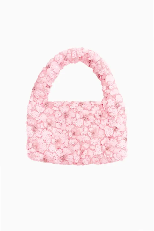 Serina Hand-Beaded Sequin Mini Purse made by LoveShackFancy