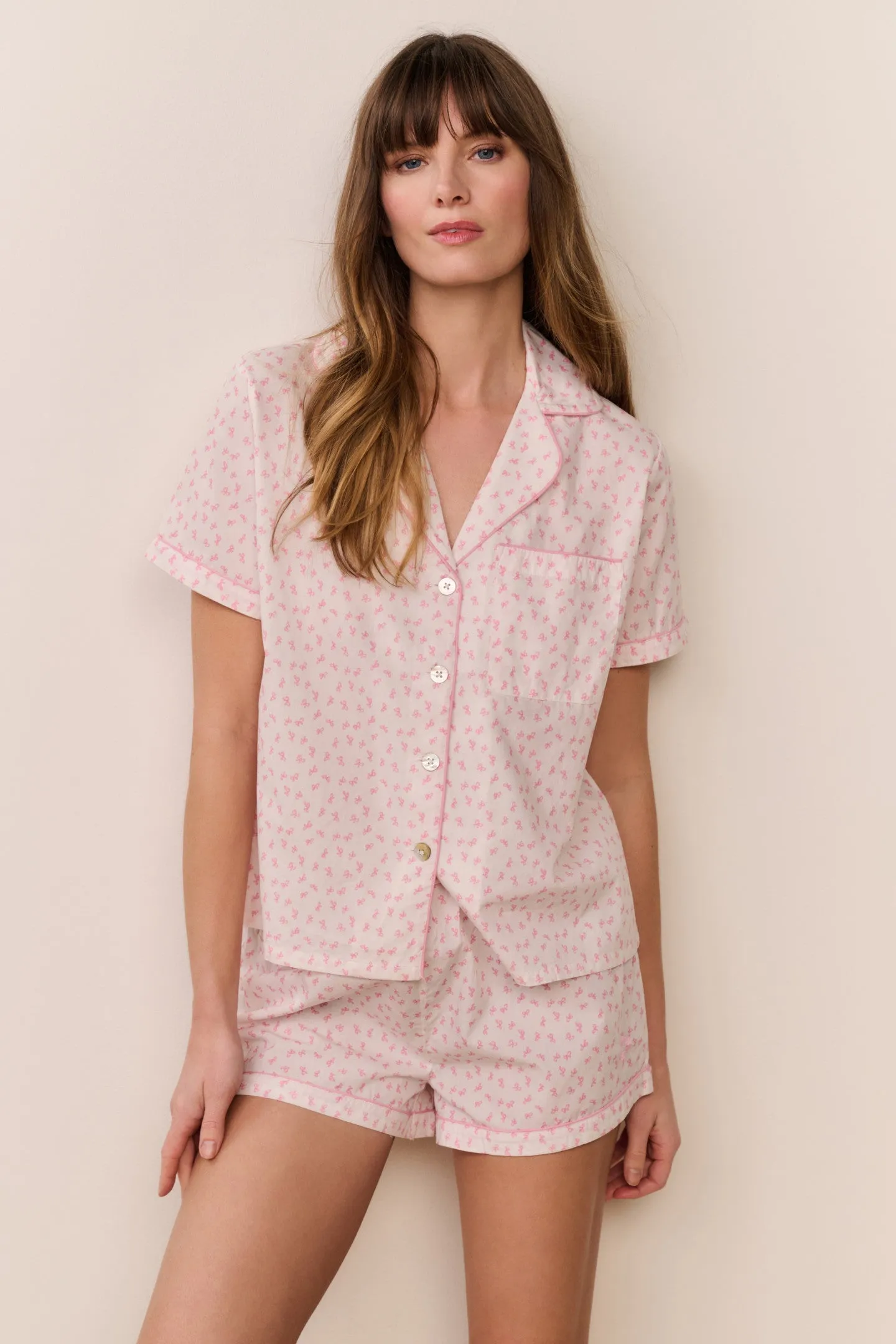 Midnight Haze Polo PJ Short Set sold by LoveShackFancy