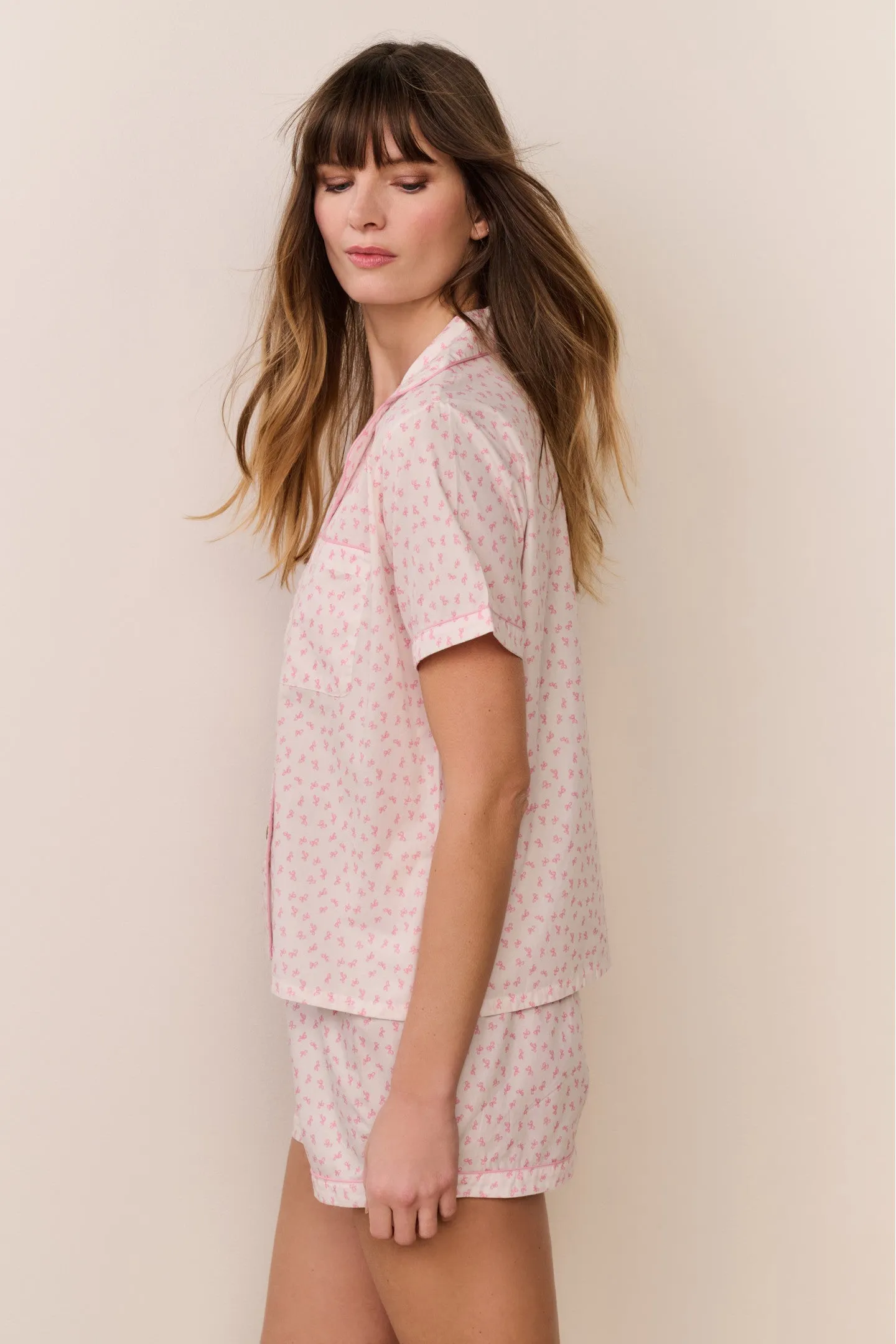 Midnight Haze Polo PJ Short Set sold by LoveShackFancy product image thumbnail 3
