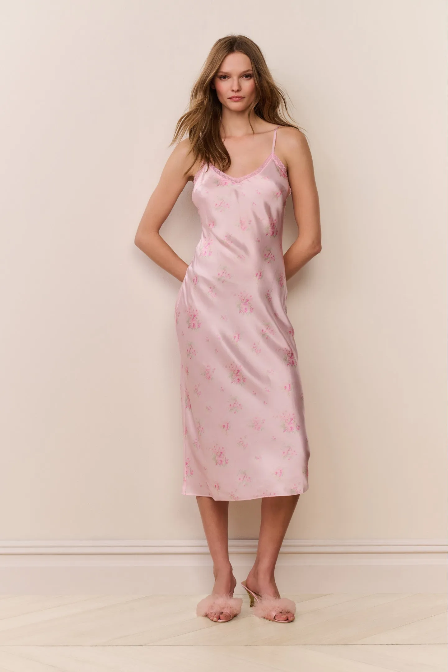 Perfect Pixie Slip Dress sold by LoveShackFancy