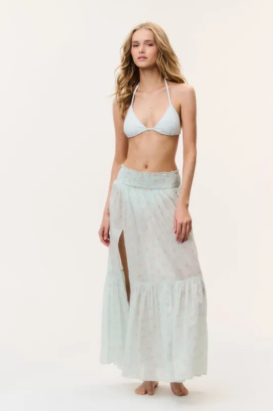 Umber Cotton Cover-Up Skirt made by LoveShackFancy