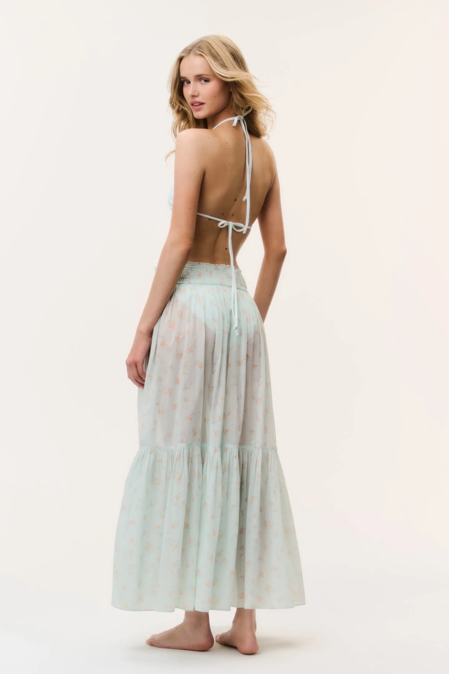 Umber Cotton Cover-Up Skirt sold by LoveShackFancy product image thumbnail 5