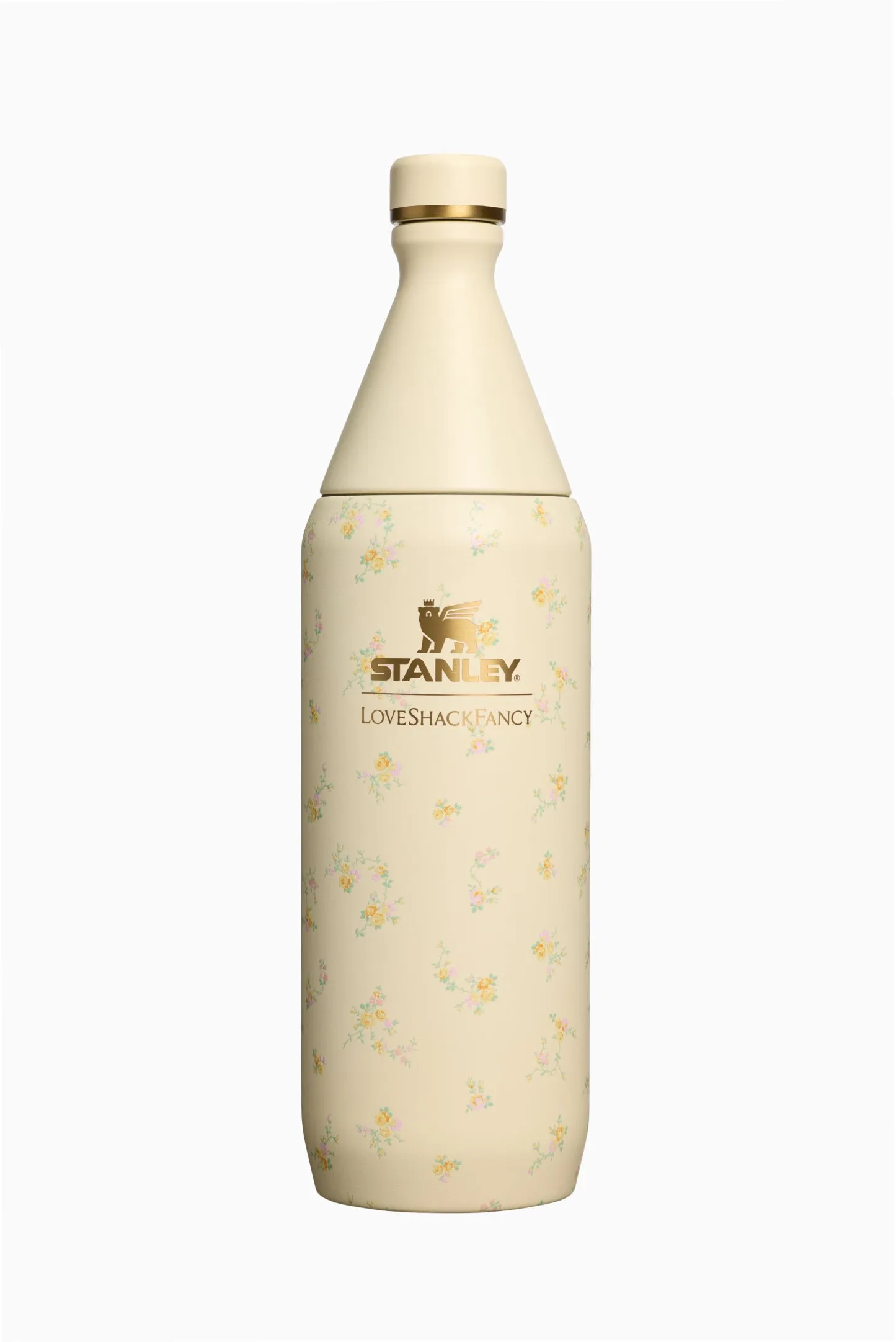 Stanley 1913 The All Day Slim Bottle in Lemon Haze sold by LoveShackFancy