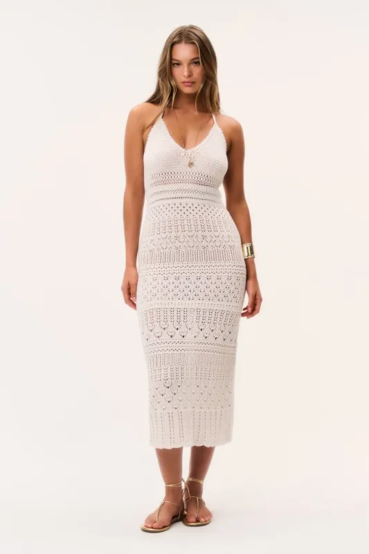Massie Crochet Midi Dress made by LoveShackFancy