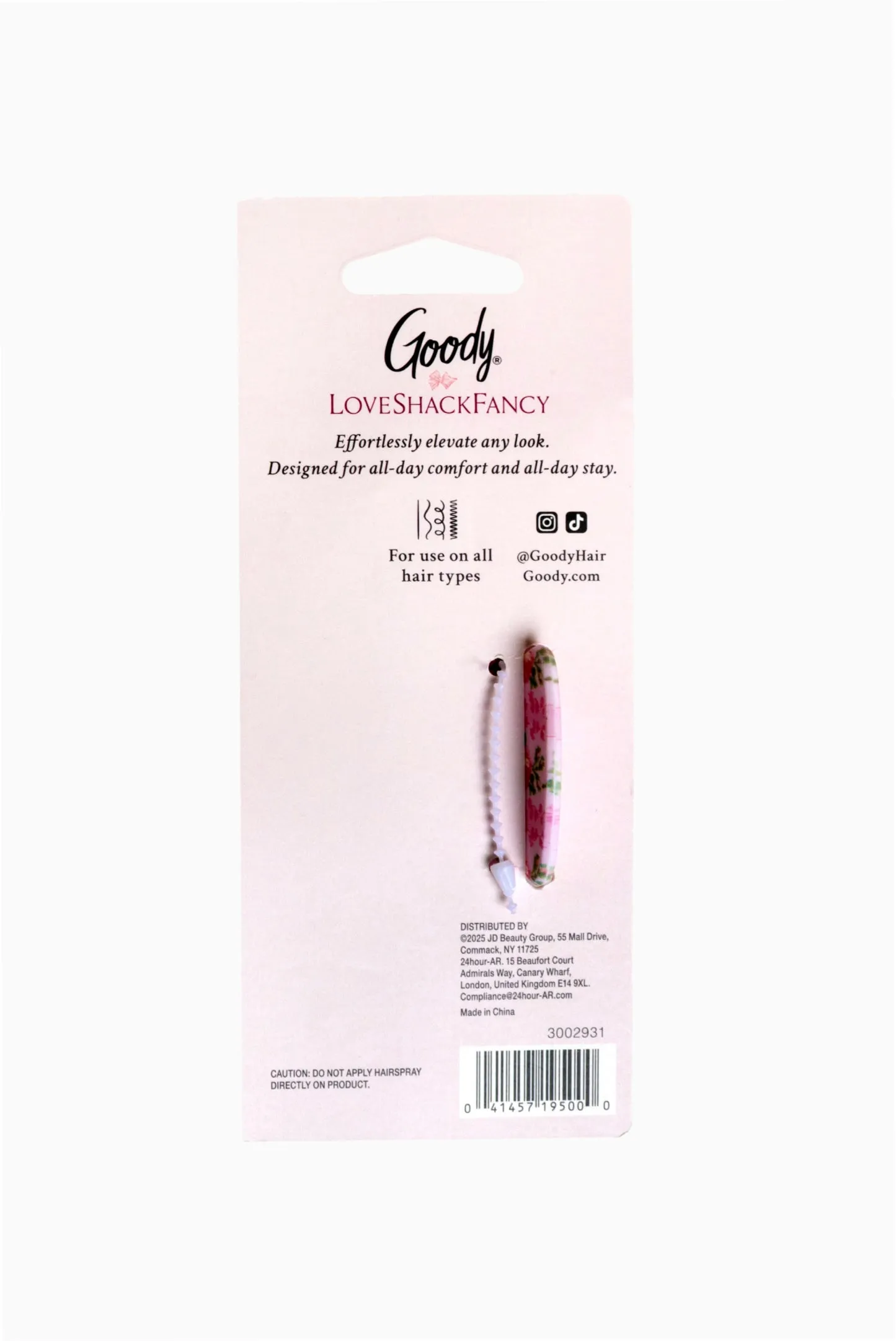 Goody x Love Shack Fancy Large Claw Clip - 1ct - Blooming Heirloom sold by LoveShackFancy product image thumbnail 3