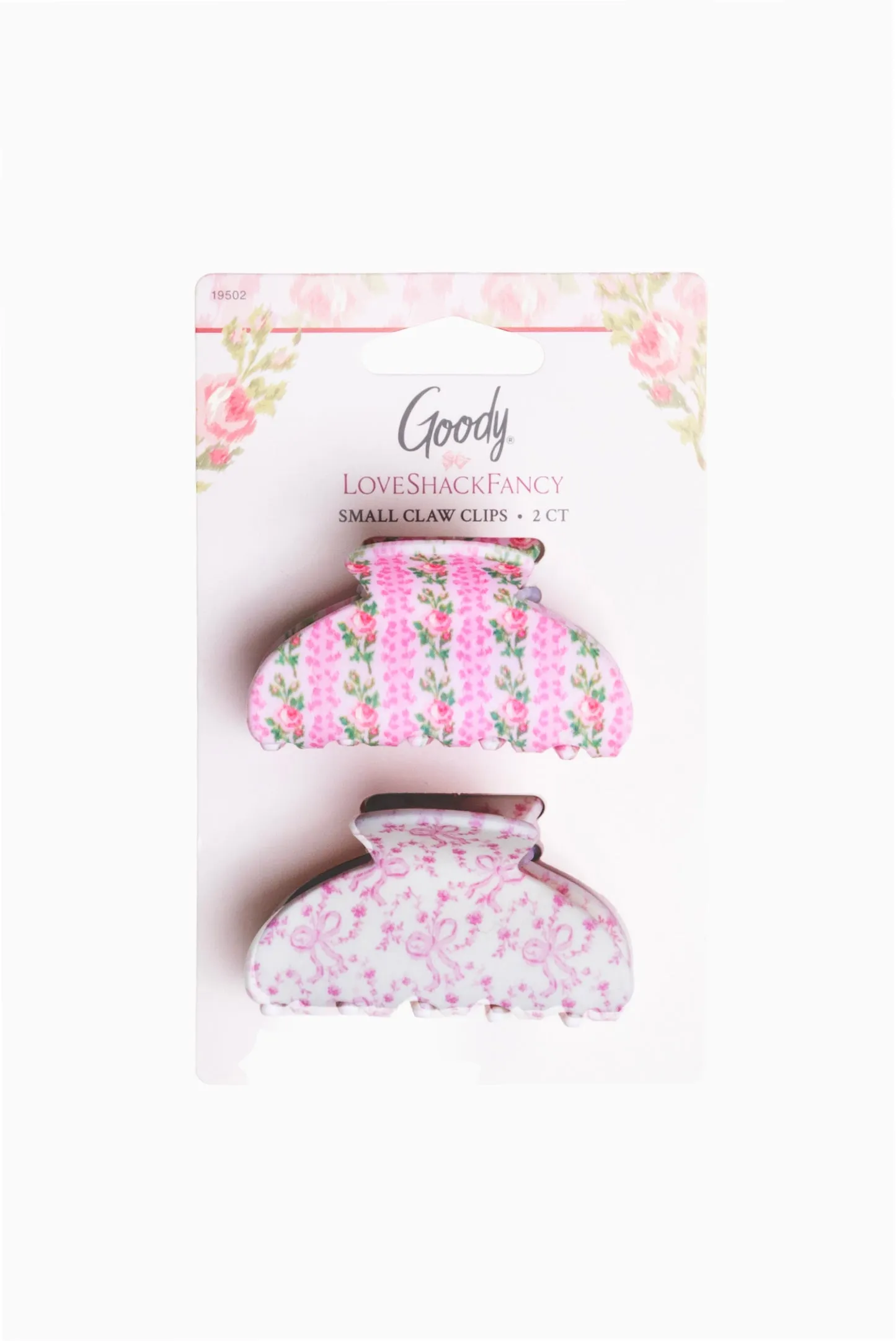 Goody x Love Shack Fancy Small Claw Clip - 2ct - Blooming Heirloom and Coquette Bow sold by LoveShackFancy