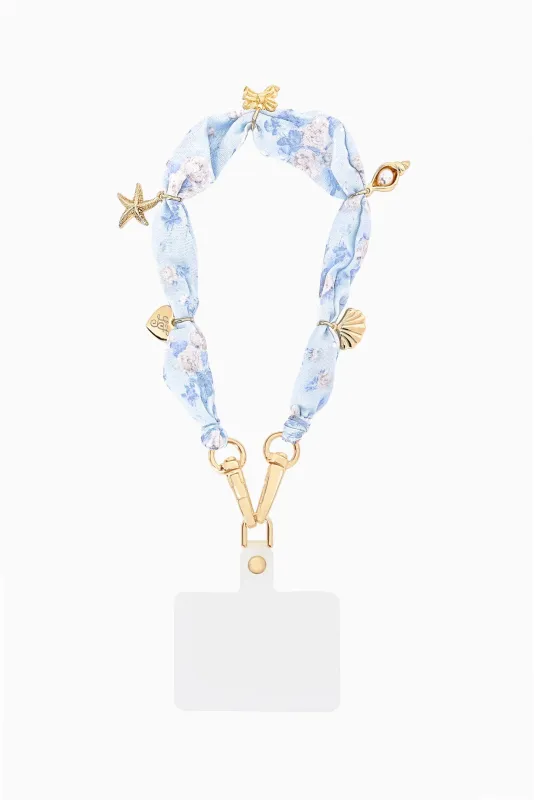 Case-Mate x LoveShackFancy Scarf Anchor Card Phone Charm - Everblooming Rosettes made by LoveShackFancy