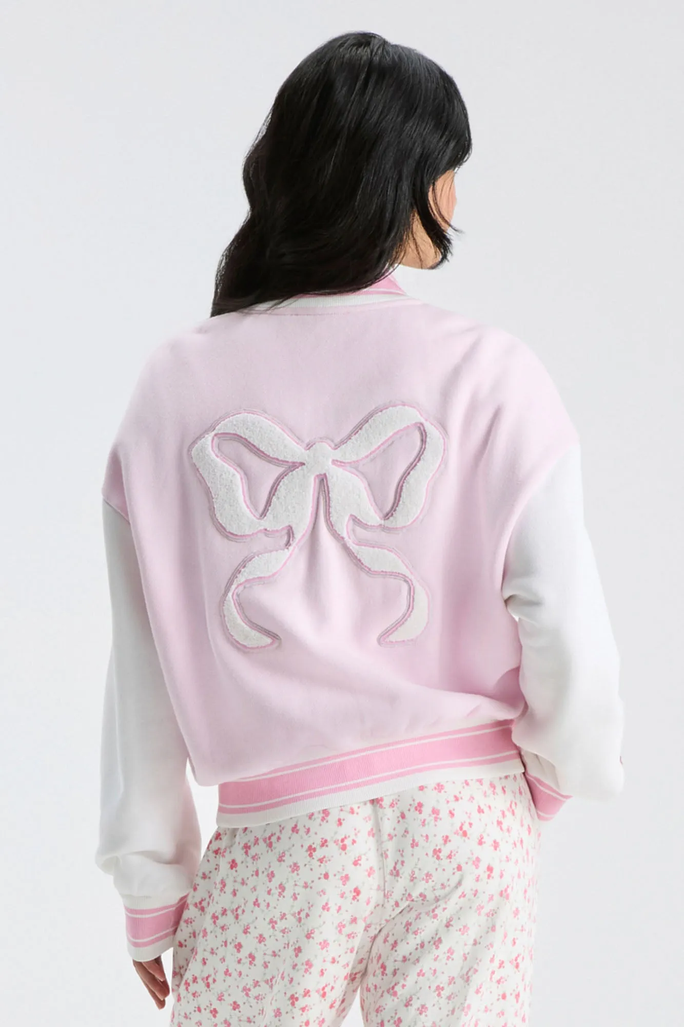 Collegiate Varsity Jacket - USC PINK sold by LoveShackFancy product image thumbnail 2