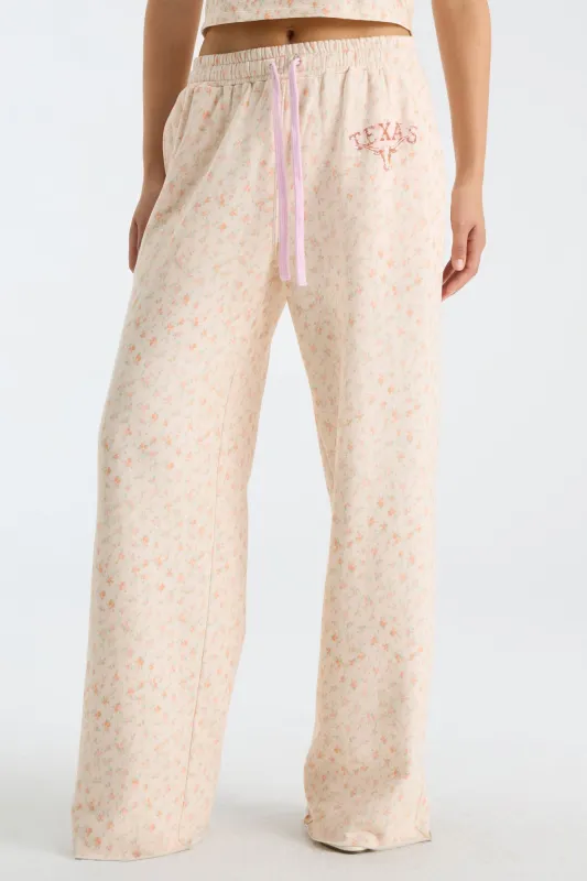 Ilyra Sweatpant - ORANGE SUGAR made by LoveShackFancy