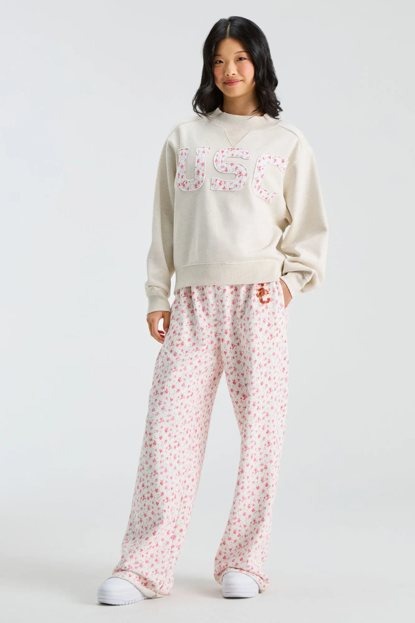 Ilyra Sweatpant - CARDINAL KISS sold by LoveShackFancy product image thumbnail 2