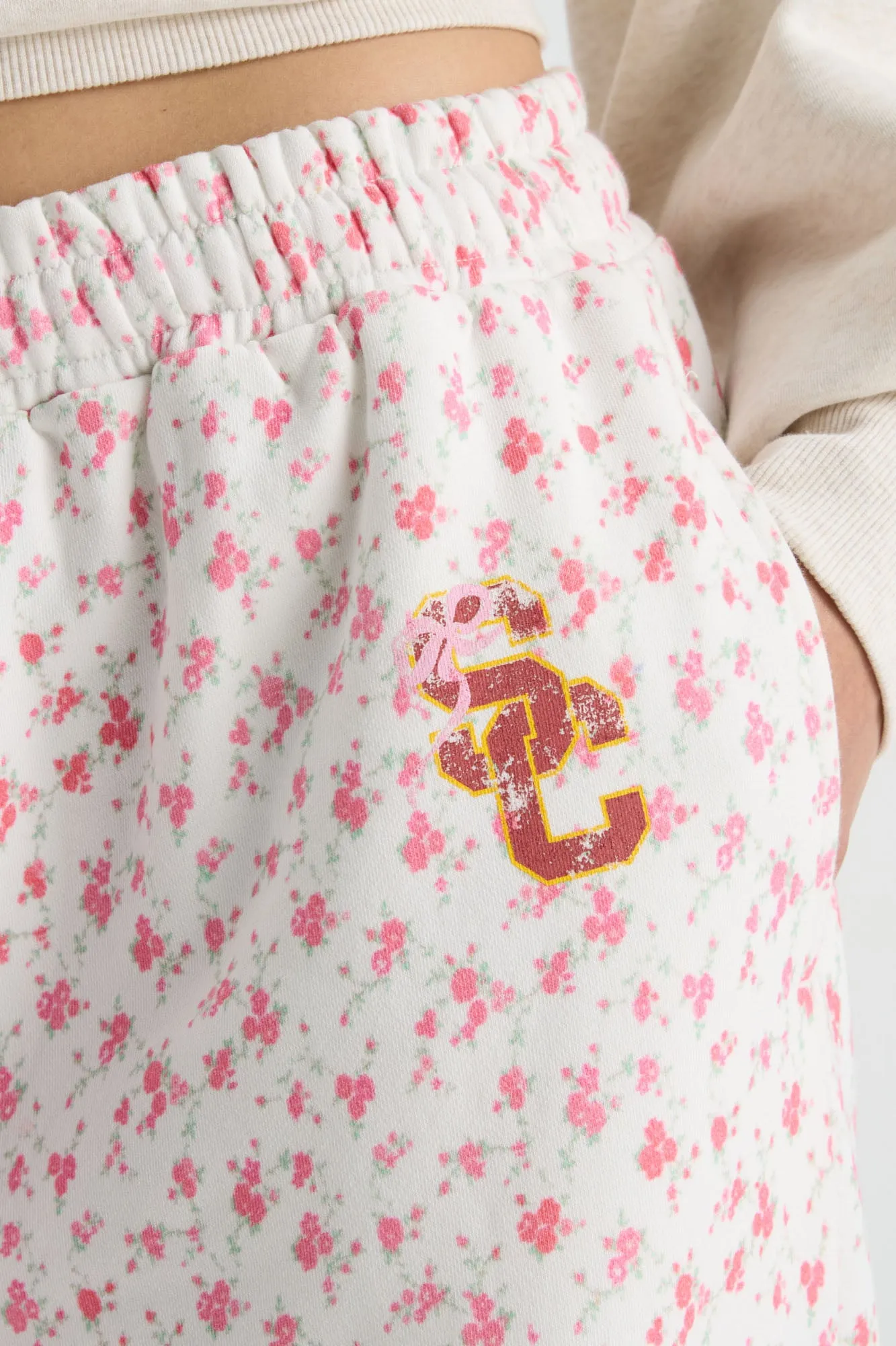 Ilyra Sweatpant - CARDINAL KISS sold by LoveShackFancy product image thumbnail 4