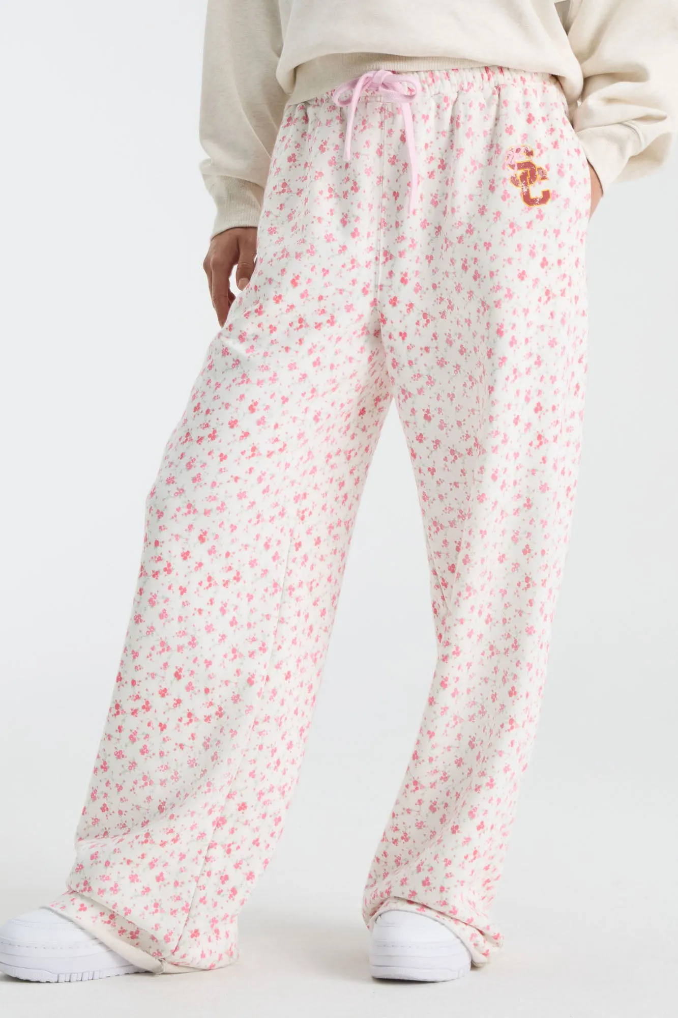 Ilyra Sweatpant - CARDINAL KISS sold by LoveShackFancy