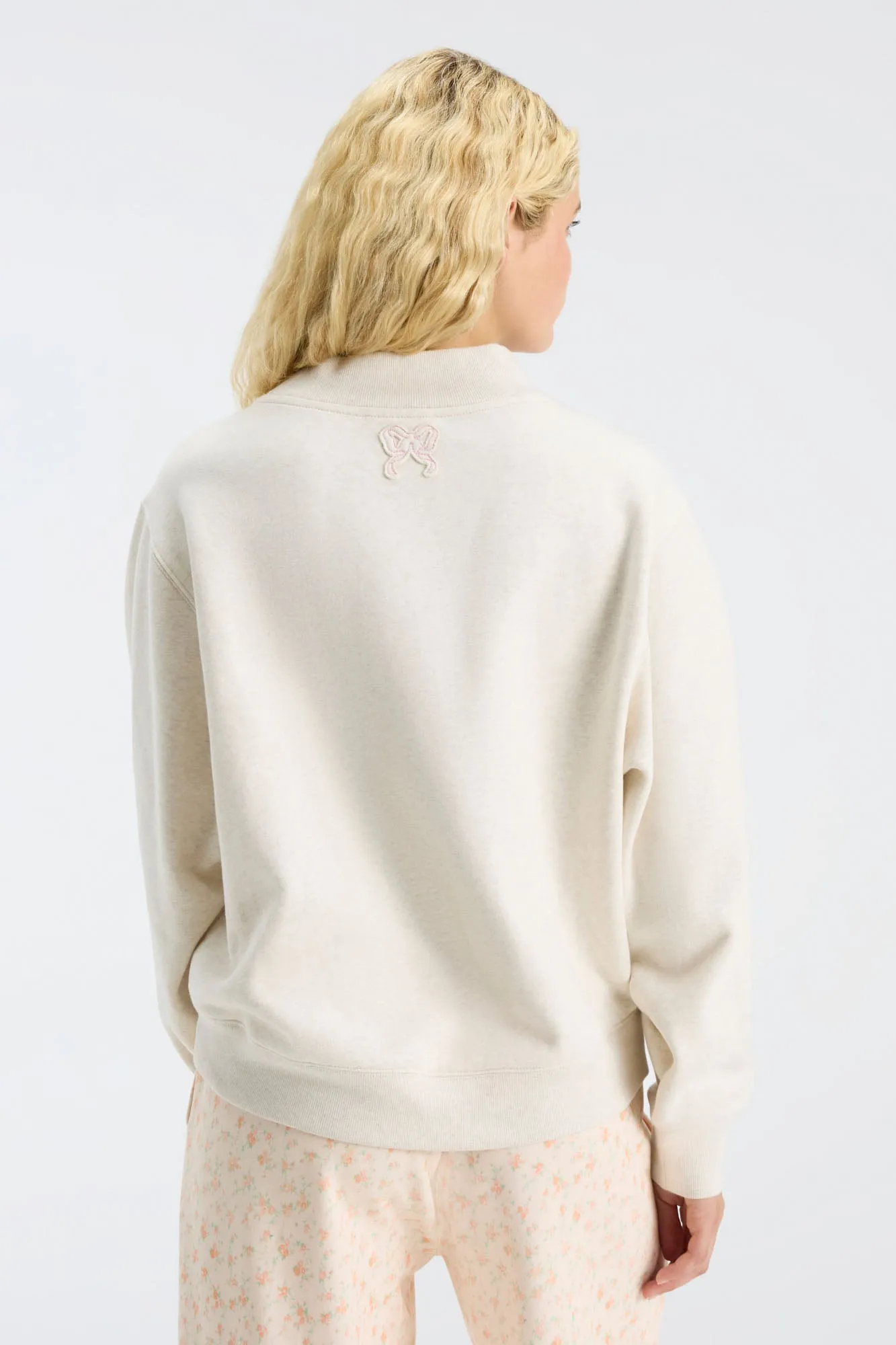 Fanatics Crew Neck - ORANGE SUGAR HEATHER sold by LoveShackFancy product image thumbnail 3