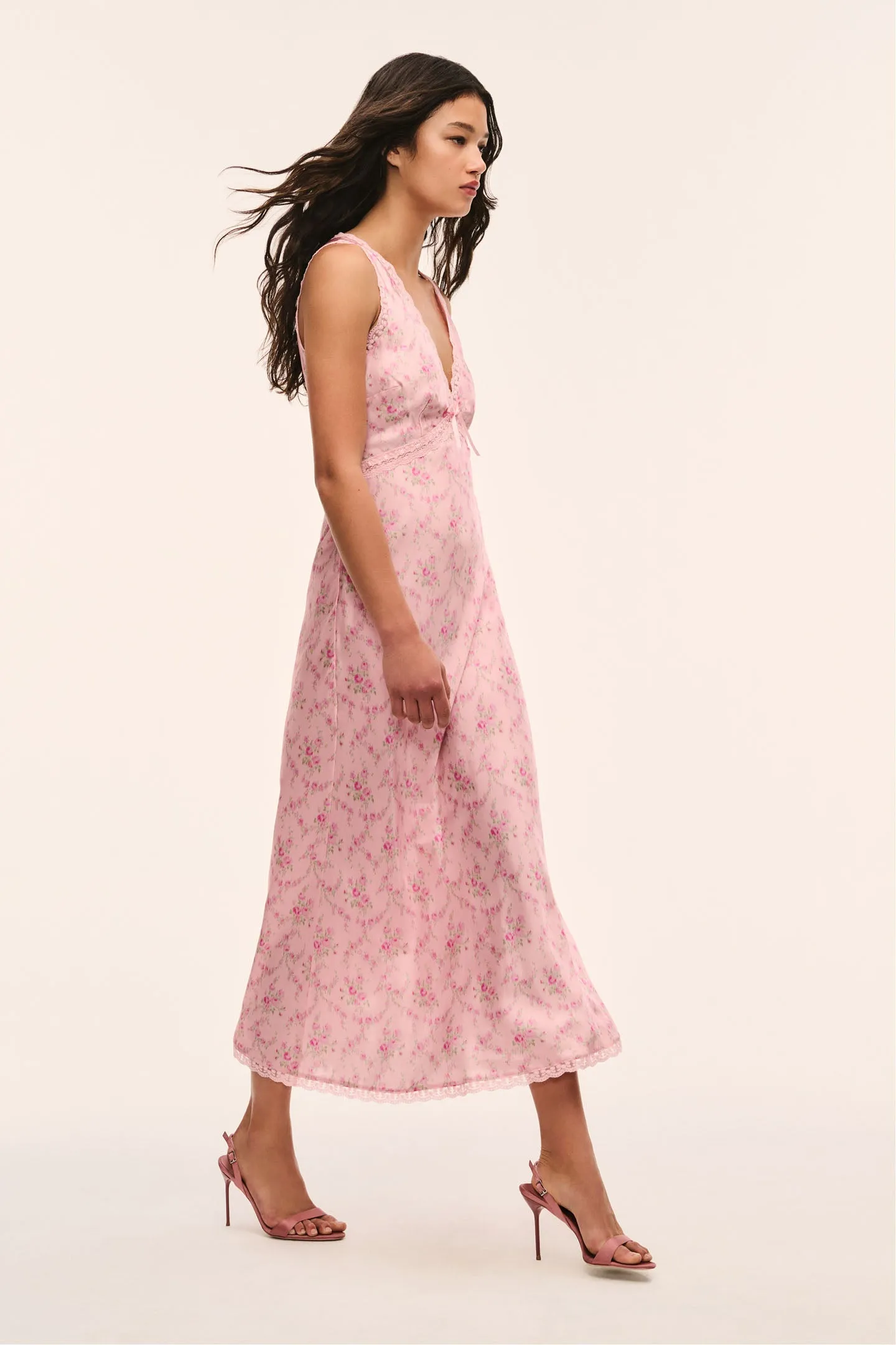 Nirelle Silk-Blend Maxi Dress sold by LoveShackFancy product image thumbnail 4