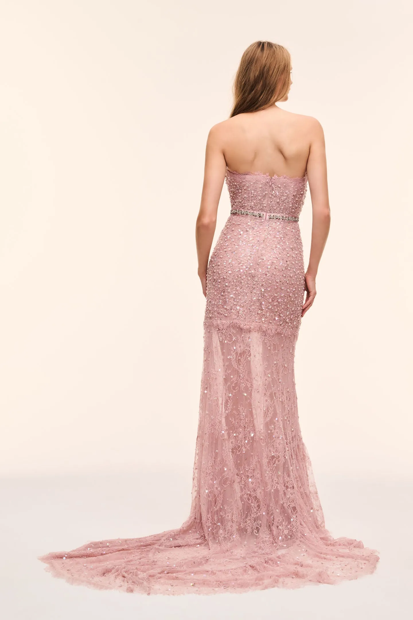 Avenel Beaded Lace Gown sold by LoveShackFancy product image thumbnail 4