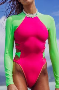 LoveShackFancy x Hurley Cheeky Surf Suit sold by LoveShackFancy