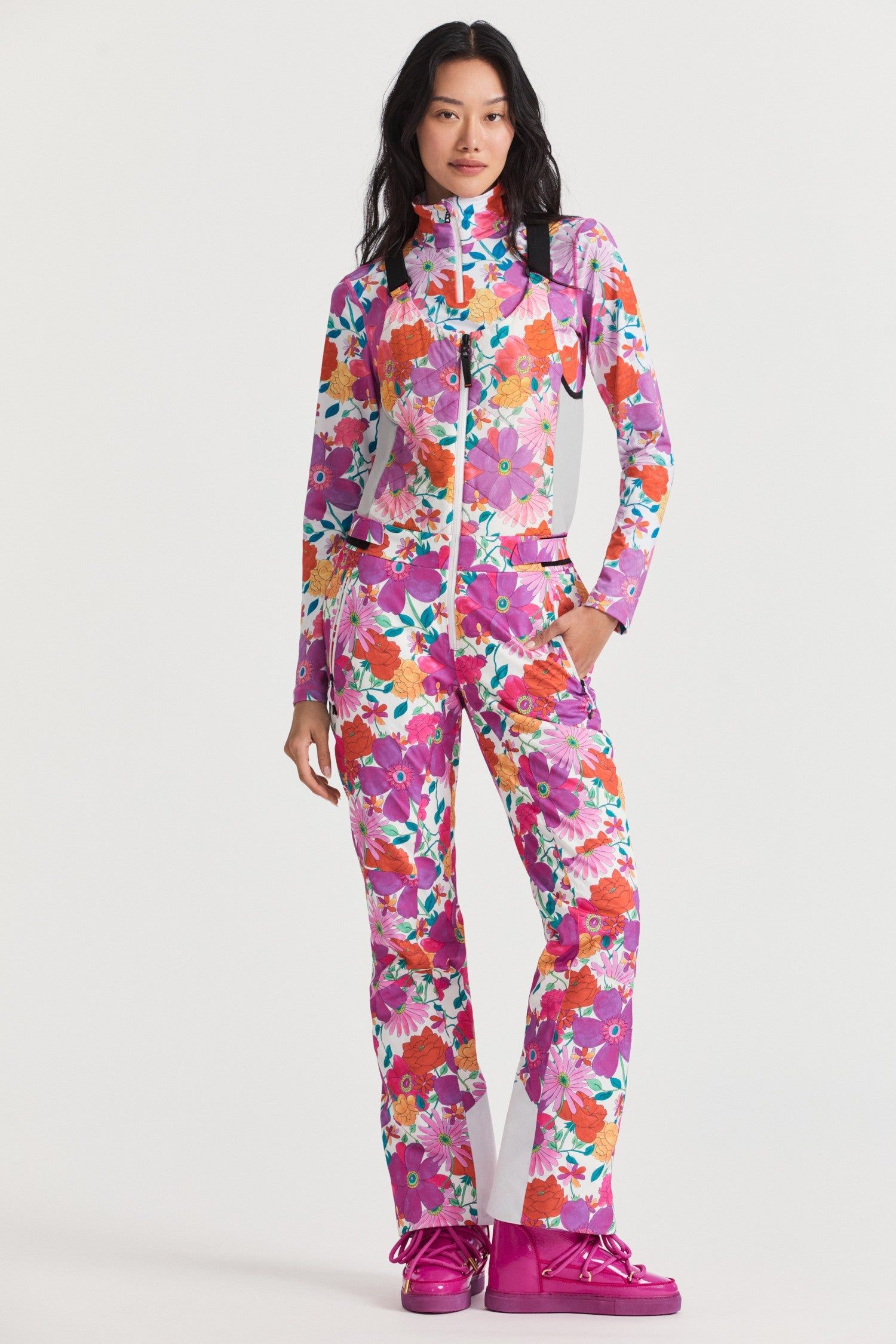 LoveShackFancy x Bogner Ivie Bib - MAGENTA DISCO LIGHT sold by LoveShackFancy