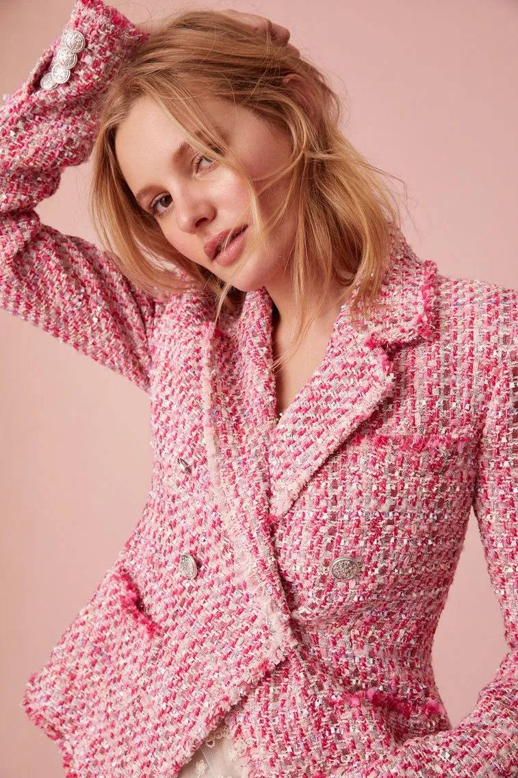 Duvel Tailored Tweed Jacket sold by LoveShackFancy product image thumbnail 2