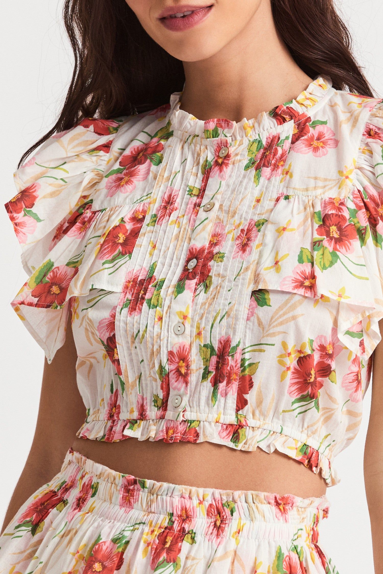 Nora Floral Top sold by LoveShackFancy product image thumbnail 2