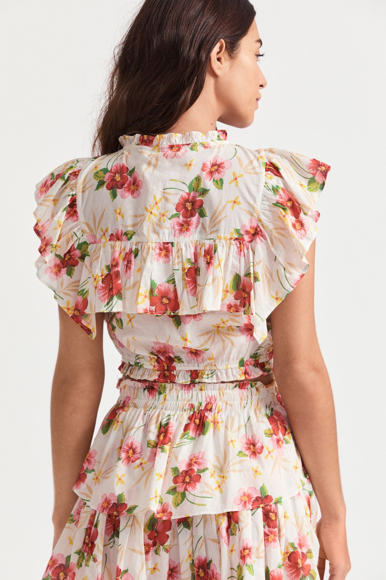 Nora Floral Top sold by LoveShackFancy product image thumbnail 4
