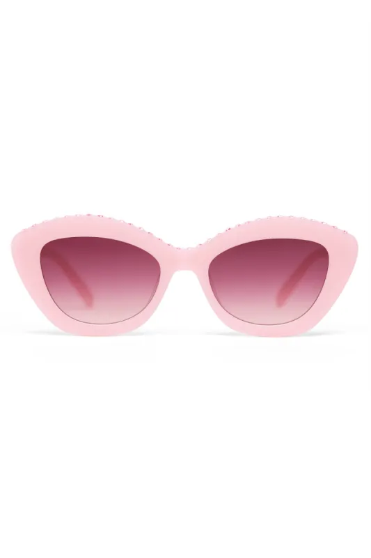 Florencia Rhinestone Sunglasses sold by LoveShackFancy