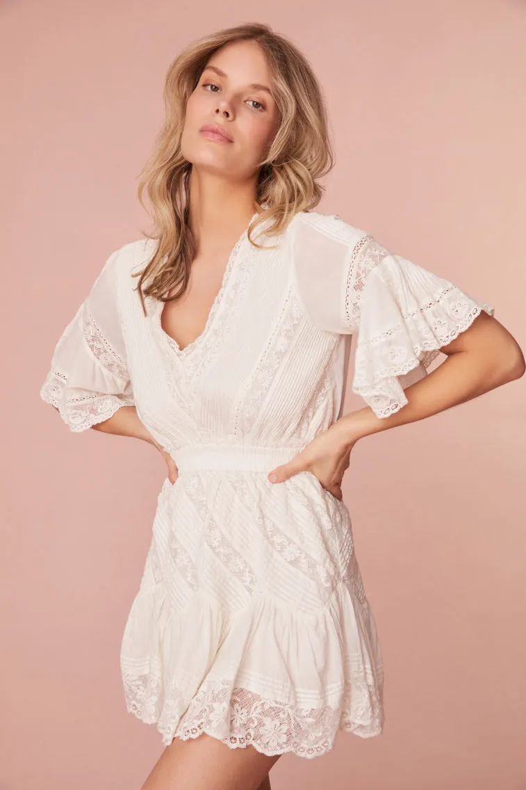 Calamina Lace Mini Dress sold by LoveShackFancy product image thumbnail 5